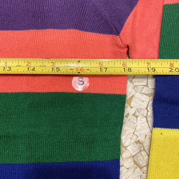 Killer New York and Company Rainbow stripped sweater NEW - Picture 5 of 8